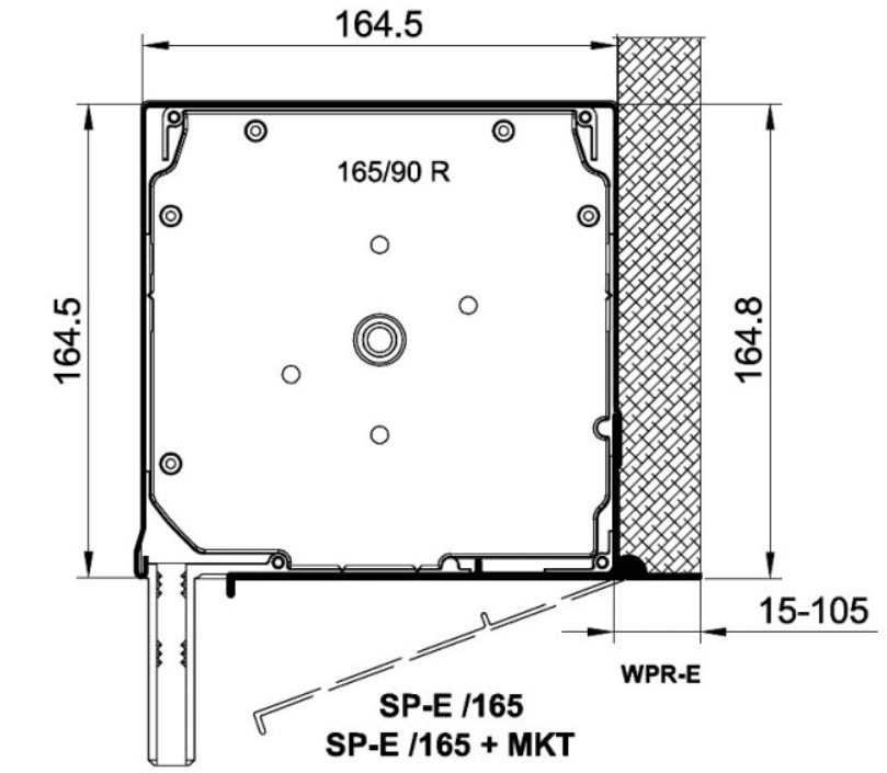 Caisson 165 Superterm Extérieur à Crépir