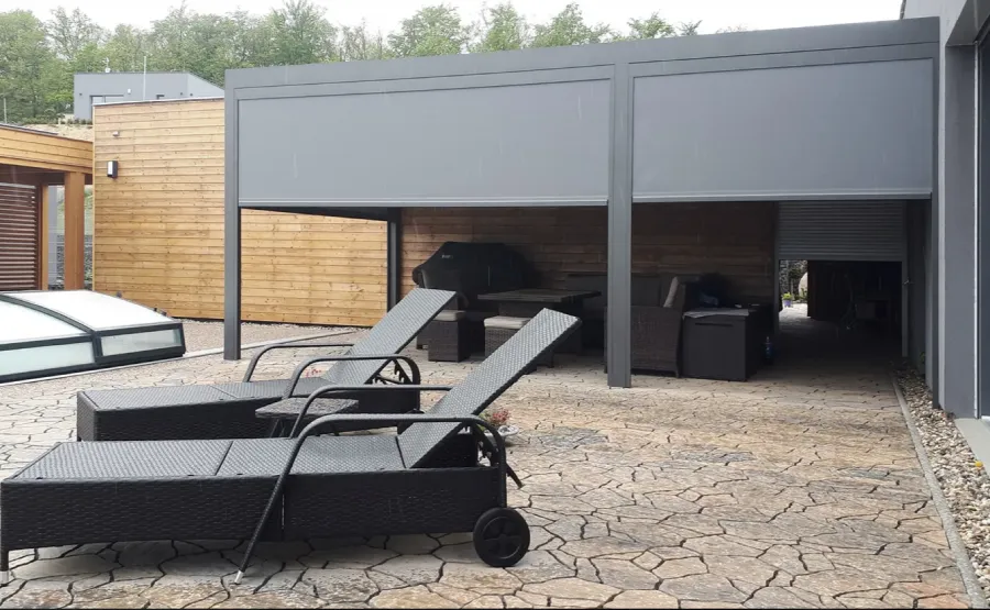 Store screen sur pergola